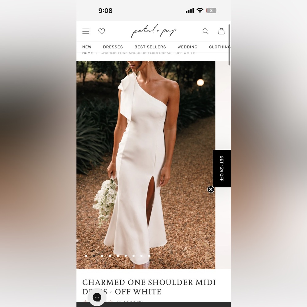 Petal & Pup Charmed One-Shoulder Dress